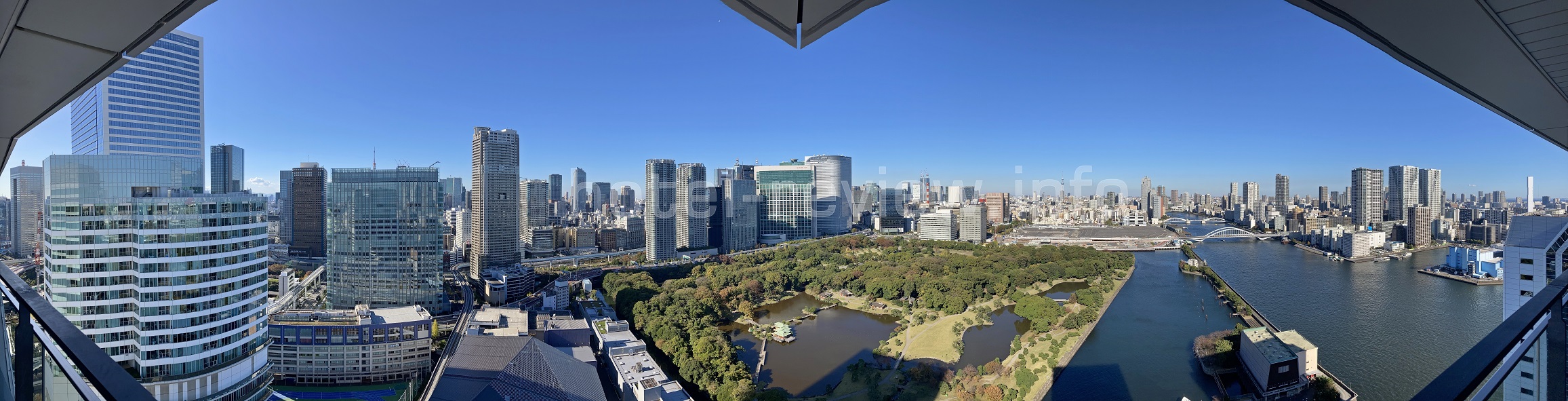 メズム東京からの眺望