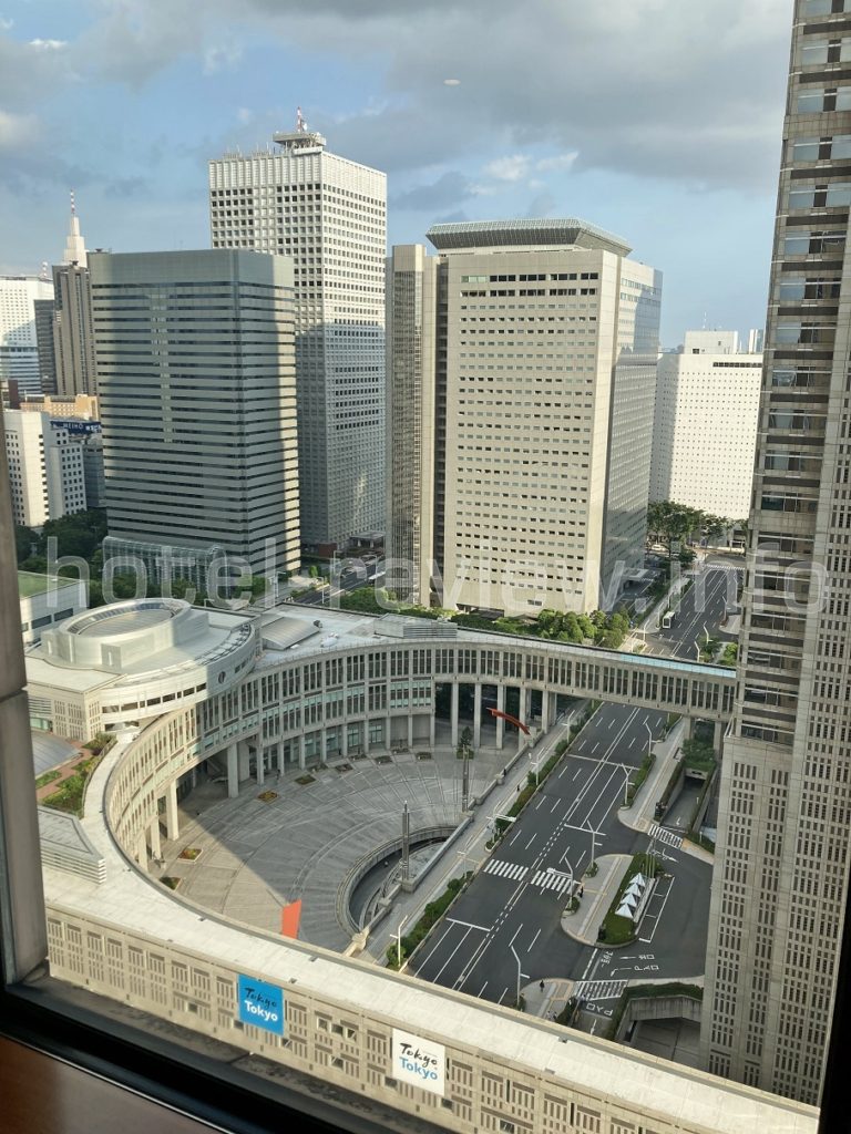 ハイアット東京の部屋からの眺め