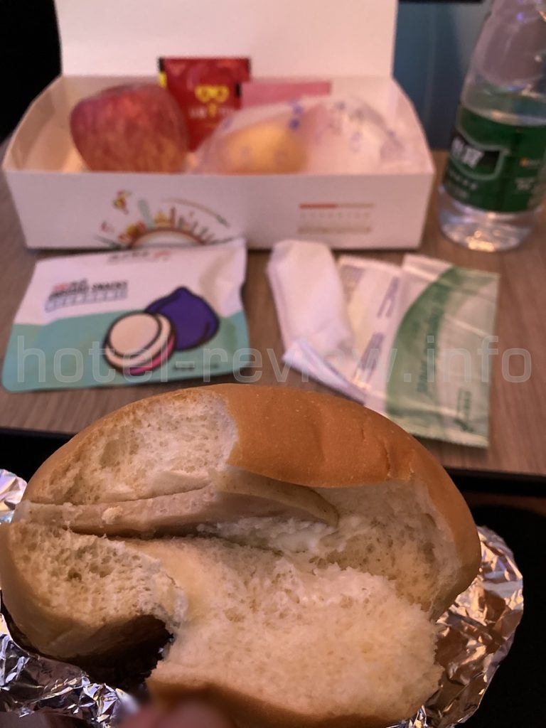 深圳航空ビジネスクラスの機内食