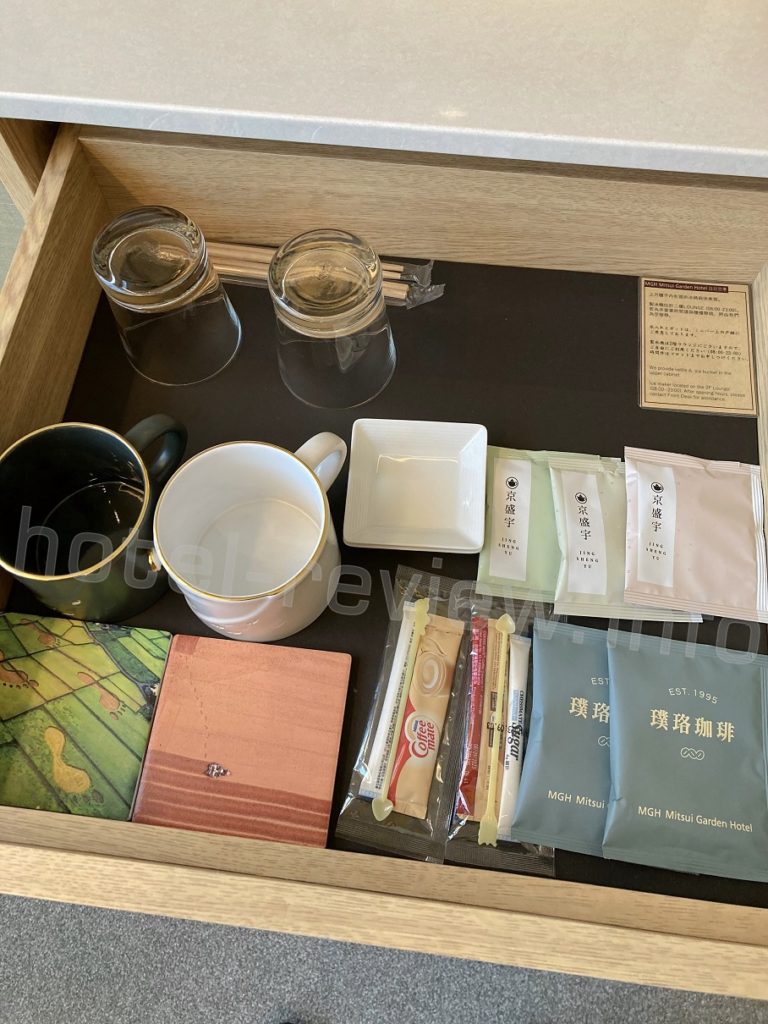三井ガーデンホテル台北忠孝のお茶とコーヒー