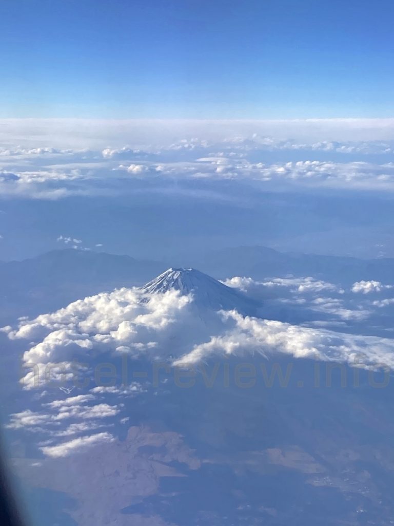 空から見た富士山