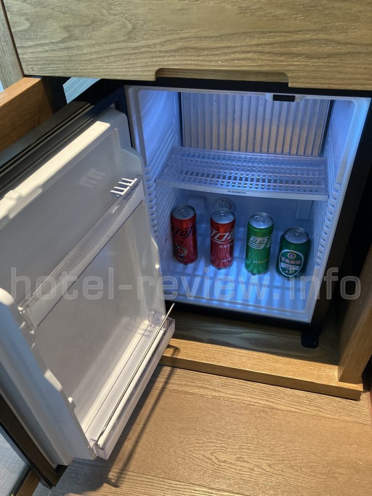 コンラッド広州の客室内冷蔵庫