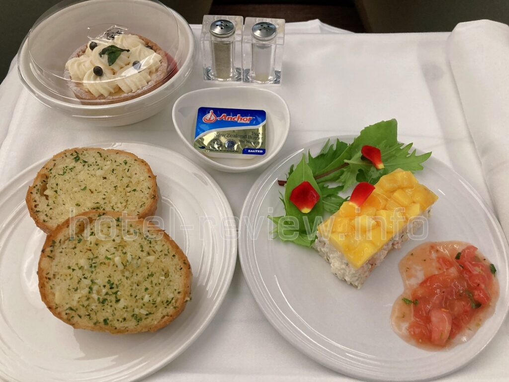 マレーシア航空ビジネスクラスの機内食