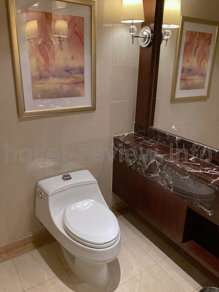 ポートマンリッツカールトン上海の客室トイレ