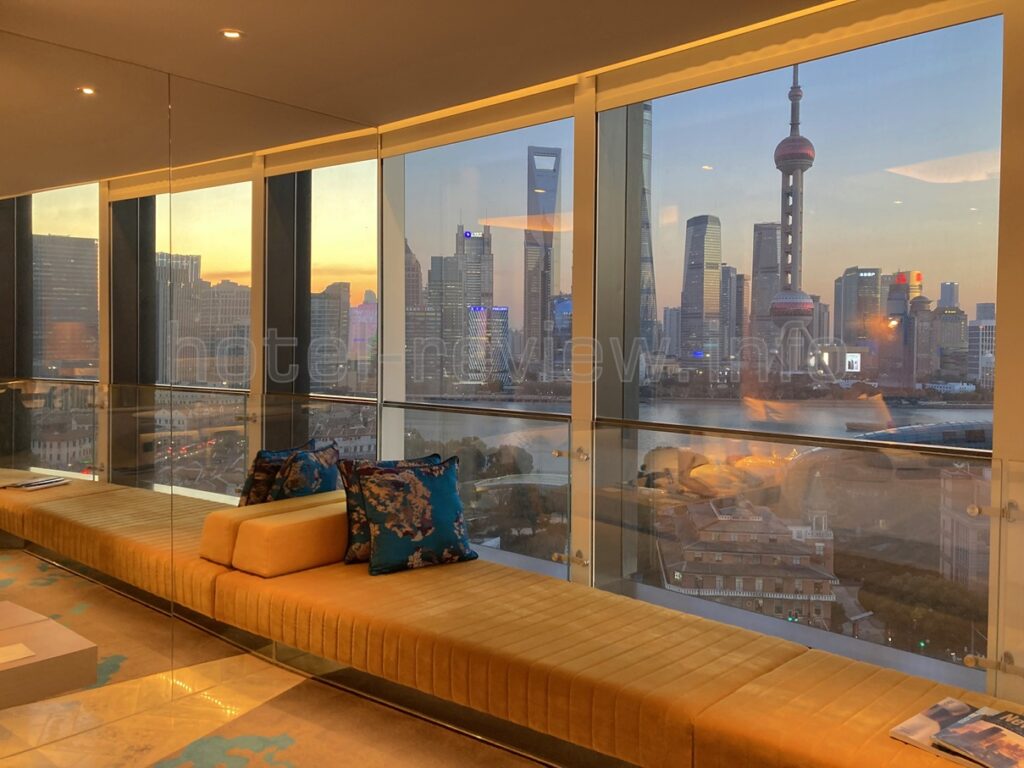 Wホテル上海の客室からの眺め