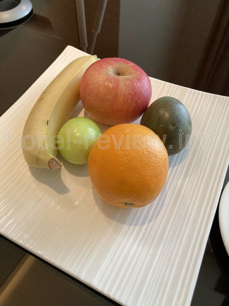 ヒルトン泉州のウエルカムフルーツ