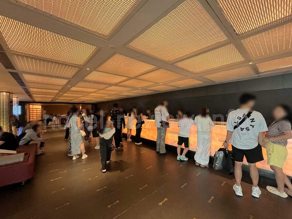 リージェント香港ホテルのレセプションエリア