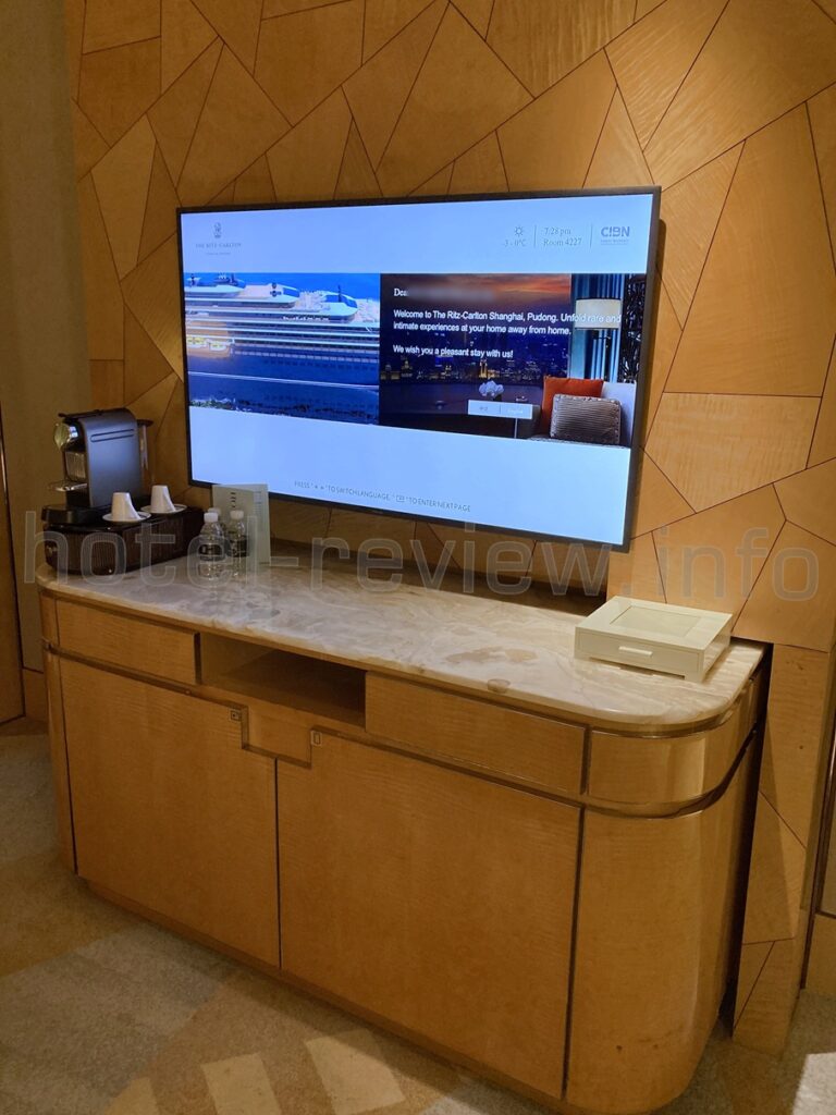 リッツカールトン上海浦東ホテルの客室