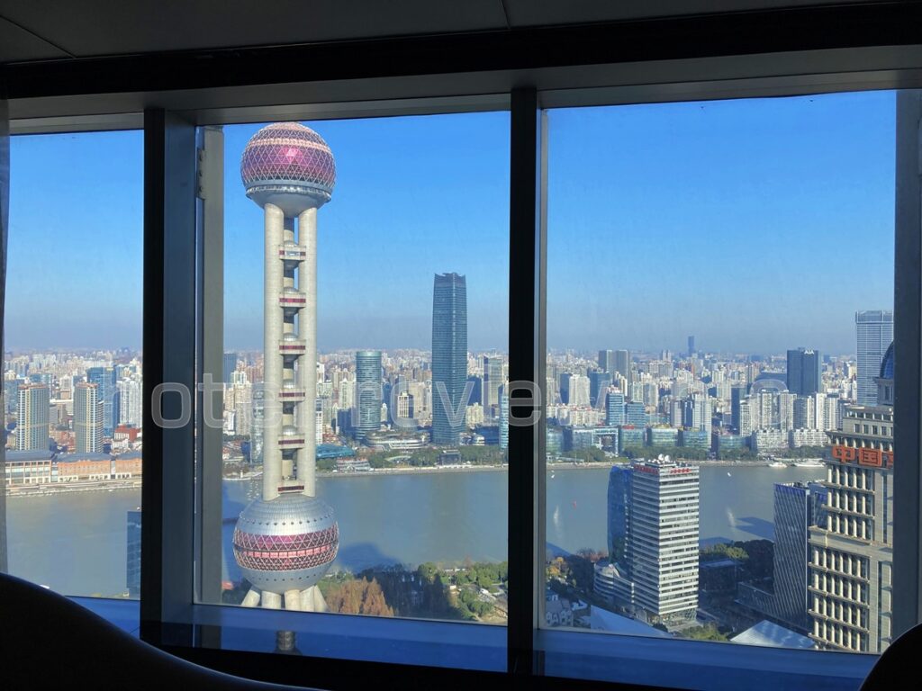 リッツカールトン上海浦東の部屋からの眺め