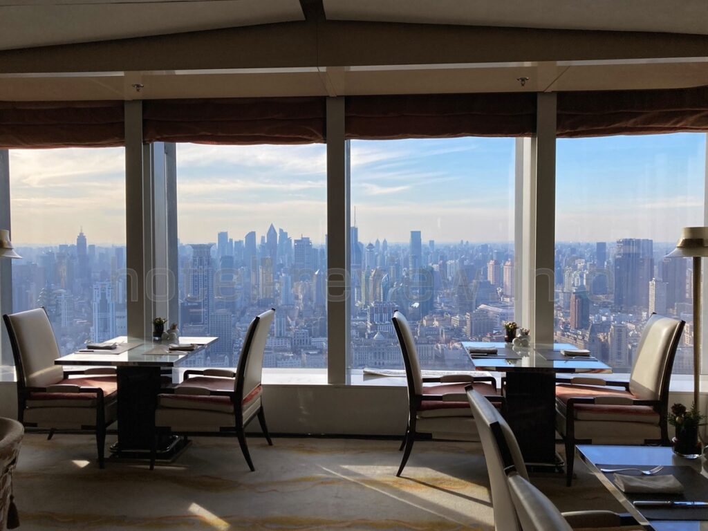 リッツカールトン上海浦東のラウンジ