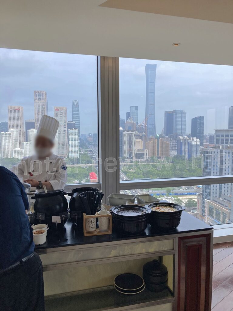 ルネッサンス北京キャピタルホテルのラウンジ朝食