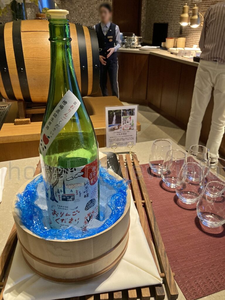 横浜ベイシェラトンのクラブラウンジのお酒