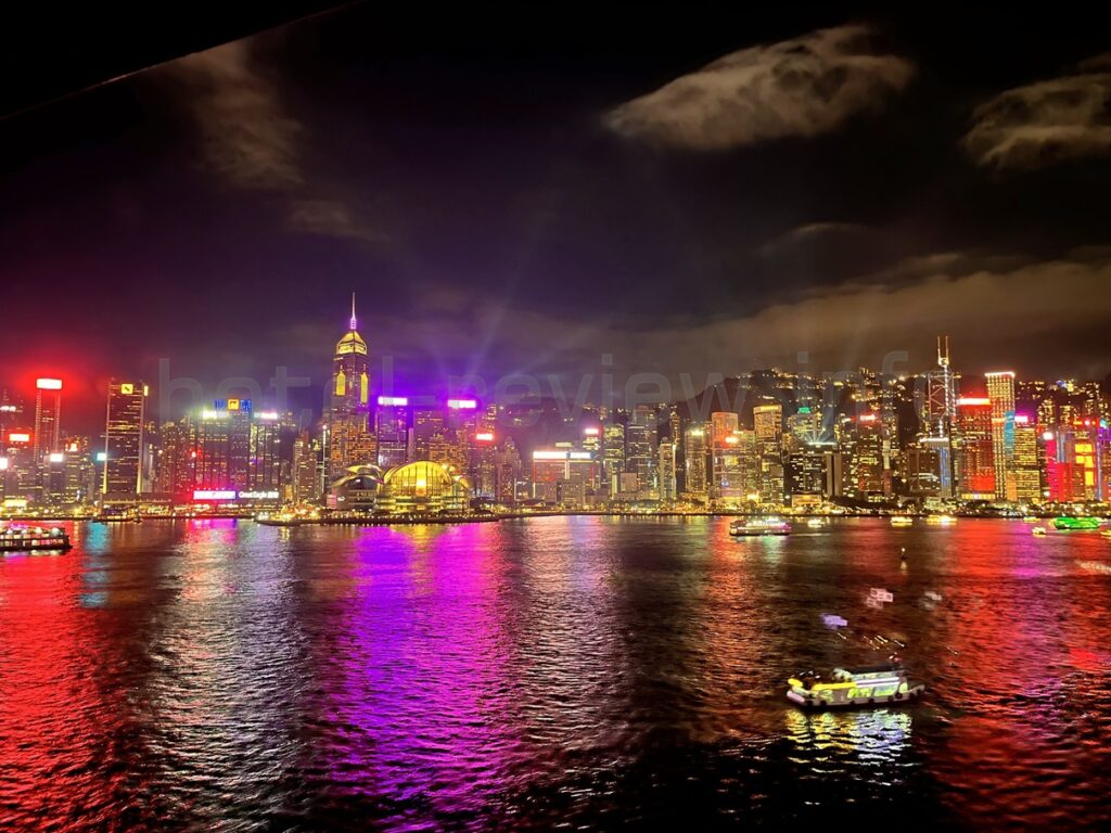 リージェント香港ホテル客室からの眺め