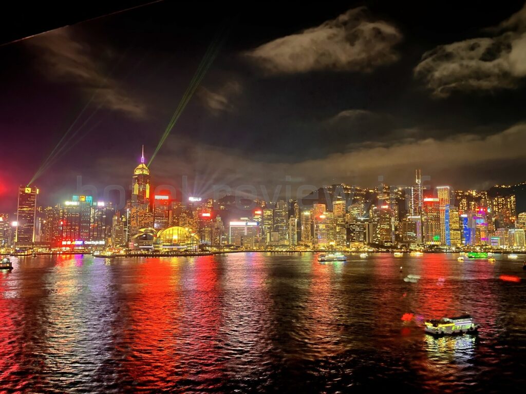 リージェント香港ホテル客室からの眺め