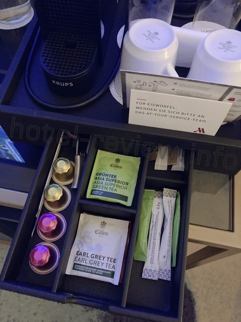 ハンブルクマリオットホテルの客室アメニティ