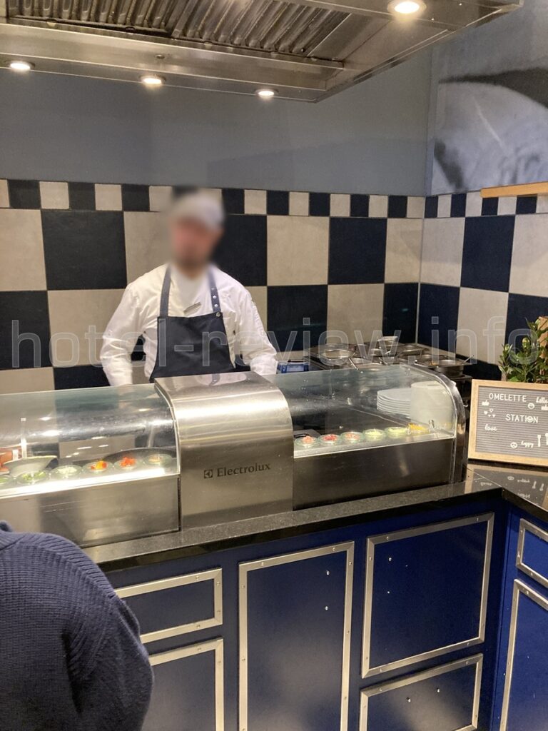 ハンブルクマリオットホテルの朝食会場