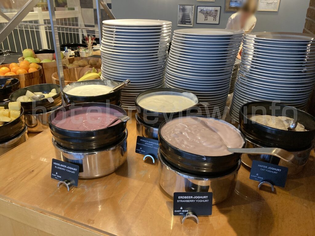 ハンブルクマリオットホテルの朝食