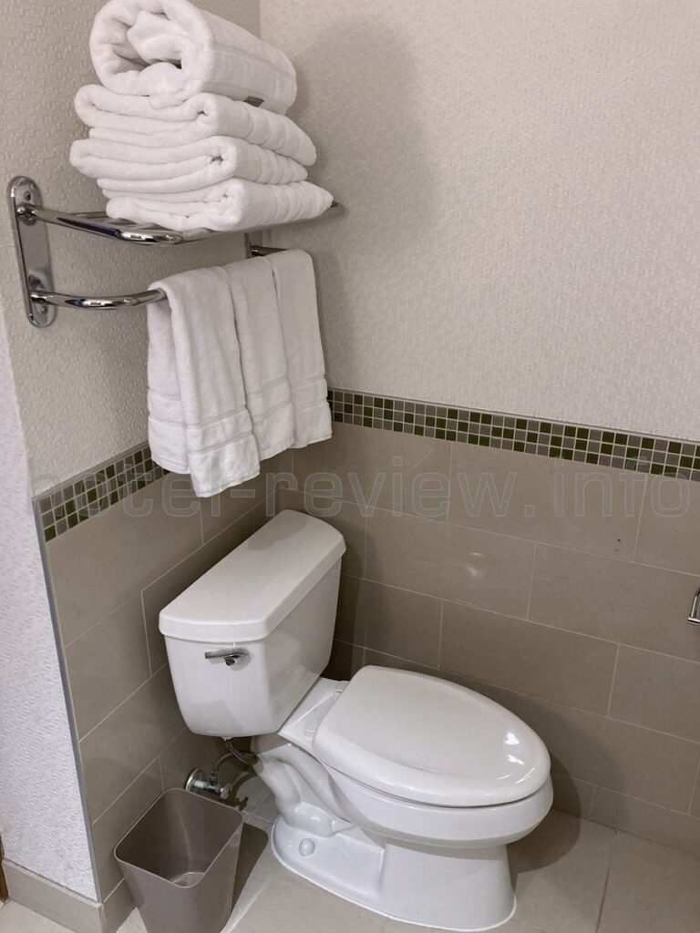 ウェスティンベイショアバンクーバーのトイレ