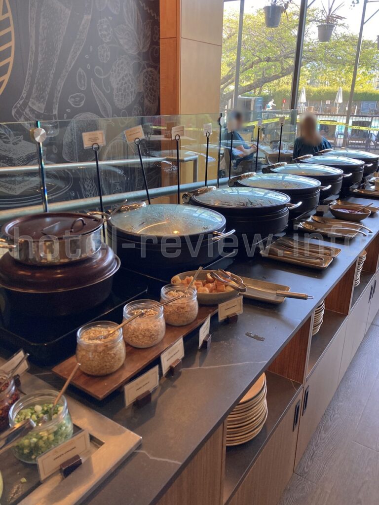 ウェスティンベイショアバンクーバーの朝食