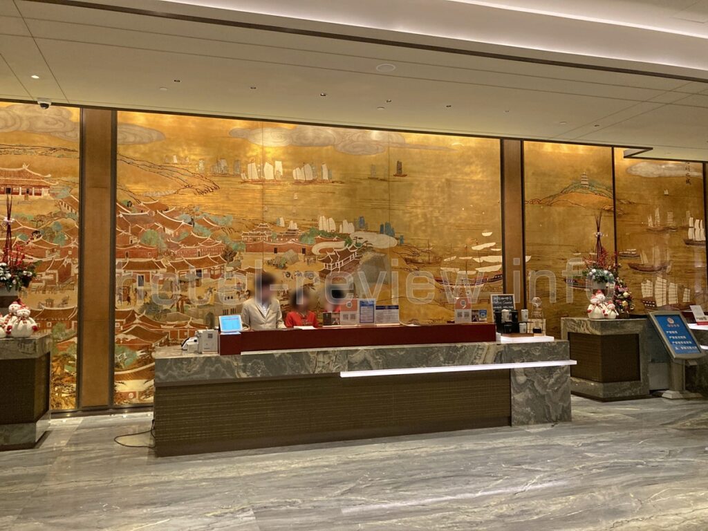 インターコンチネンタル泉州のレセプションエリア