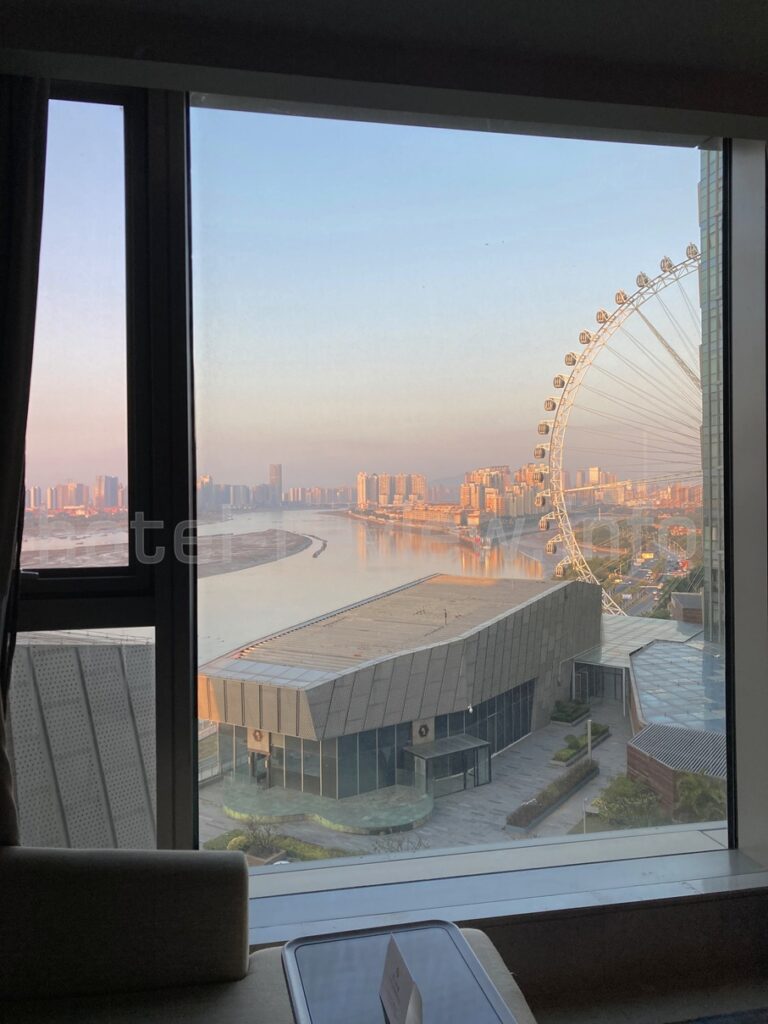 インターコンチネンタル泉州の客室からの眺め