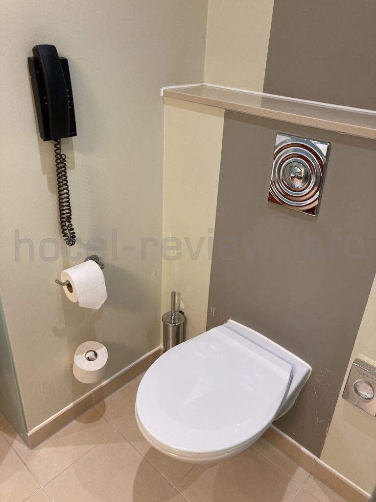 ルメリディアンハンブルグの客室トイレ