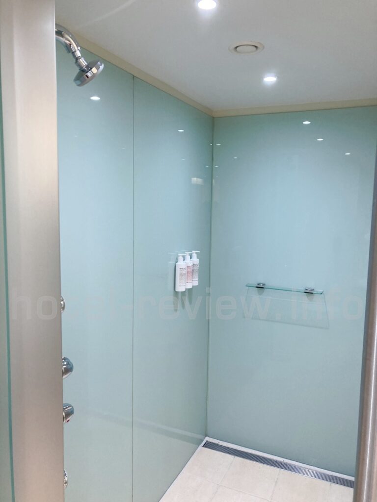 ルメリディアンハンブルグのシャワールーム