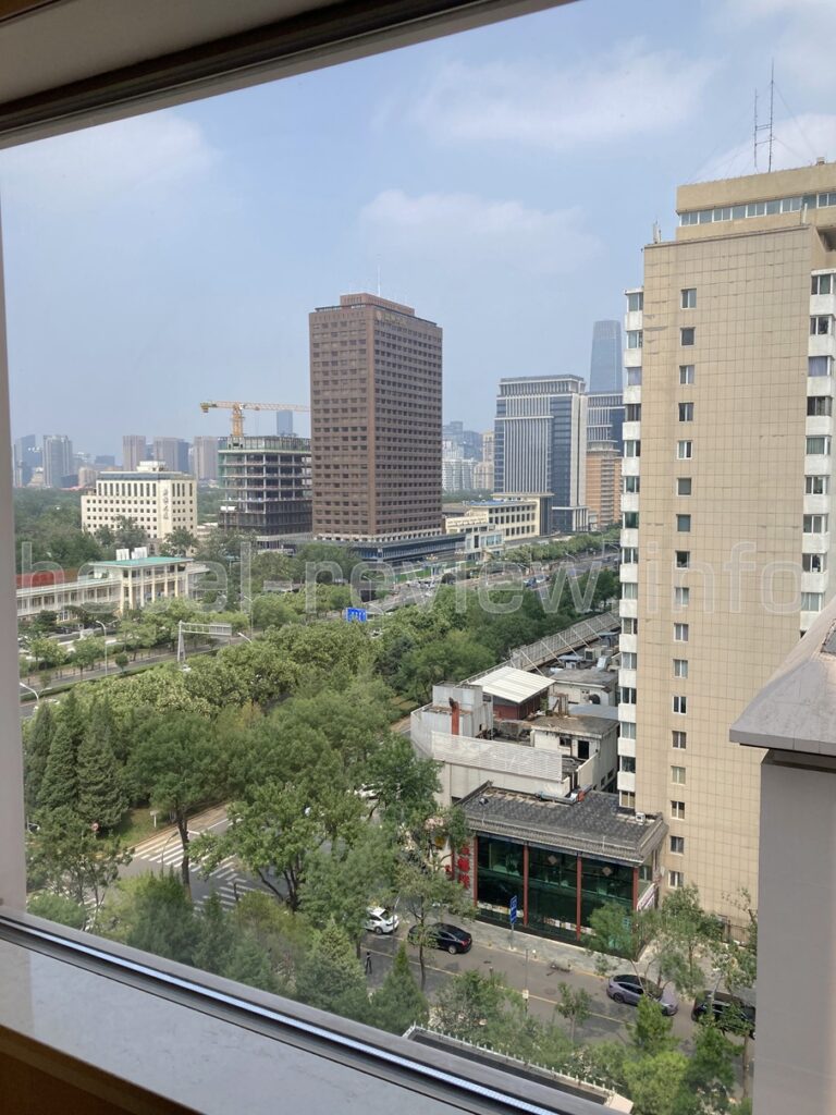 ホテルニューオータニ長富宮の客室からの眺め