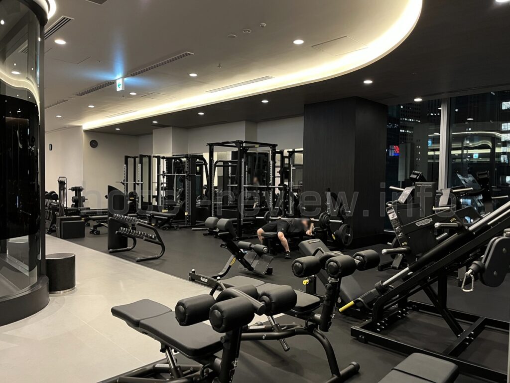 CARAPPO虎ノ門のフィットネスジム内部