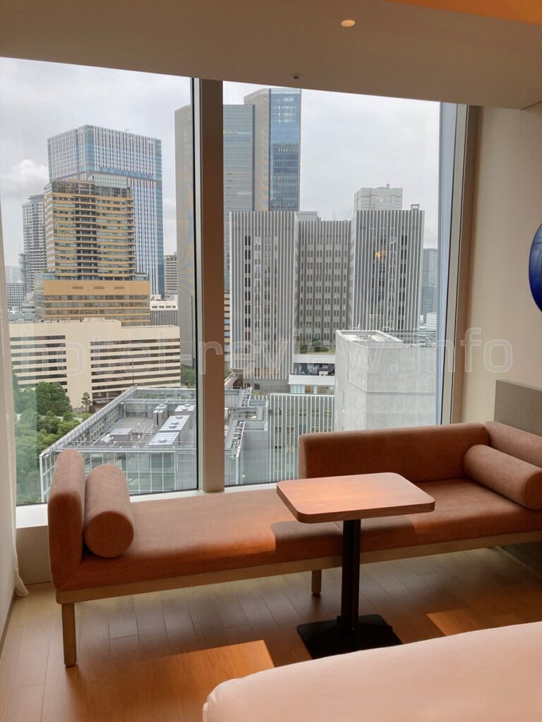 ホテル虎ノ門ヒルズの客室からの眺め