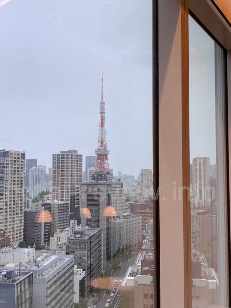 ホテル虎ノ門ヒルズのラウンジからの眺め