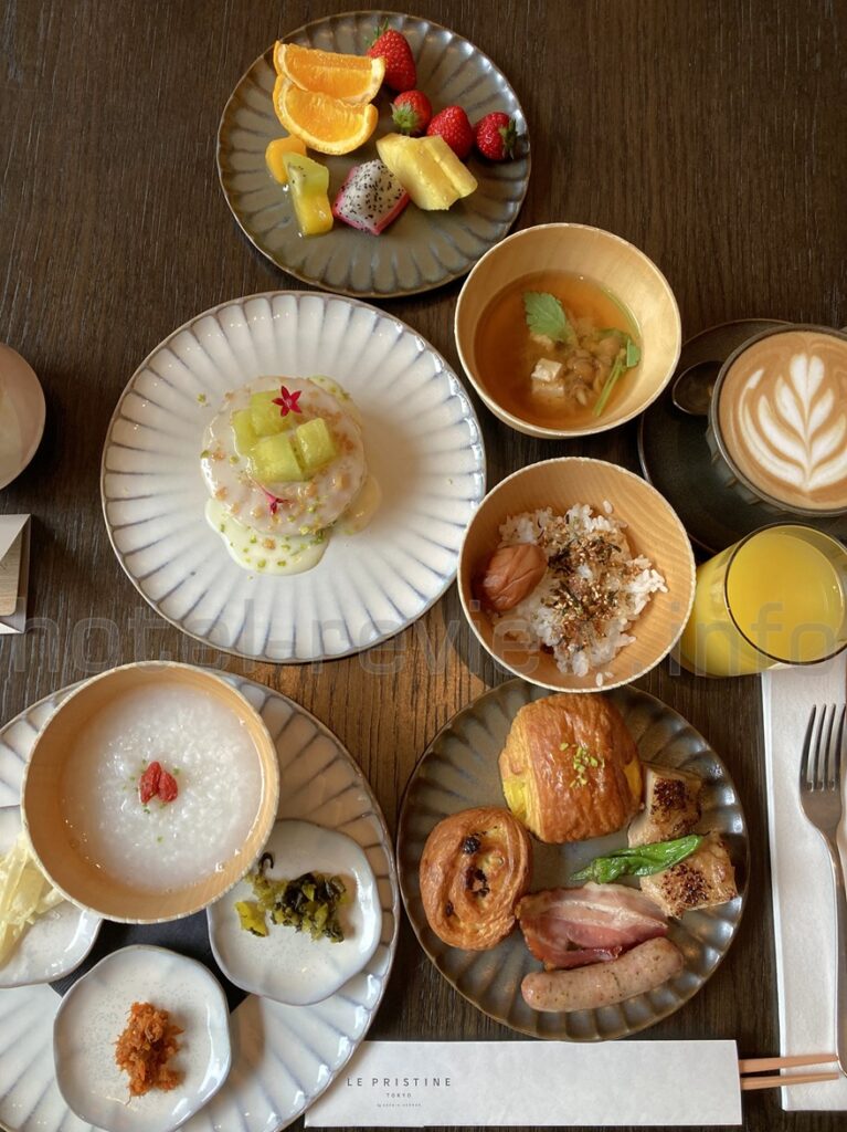 レストラン「ル・プリスティン」の朝食