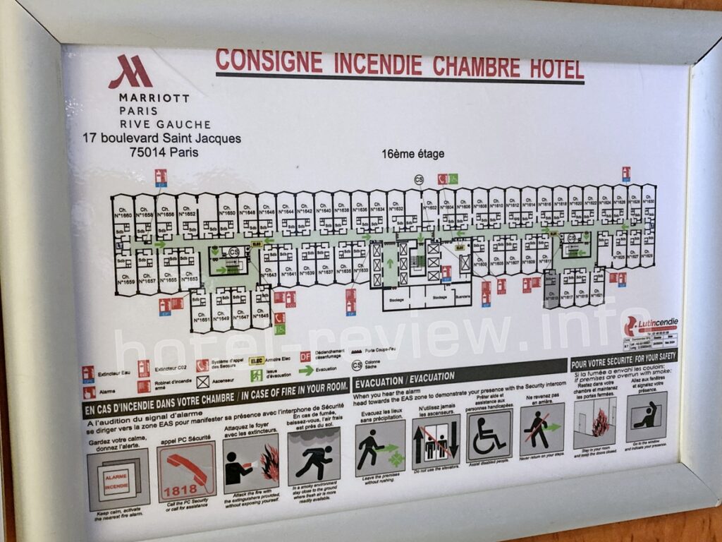 パリマリオット・リブゴーシュのフロアプラン