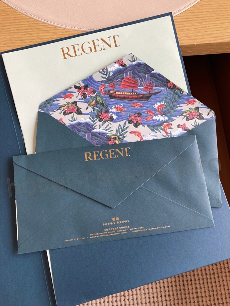 リージェント香港の客室アメニティ