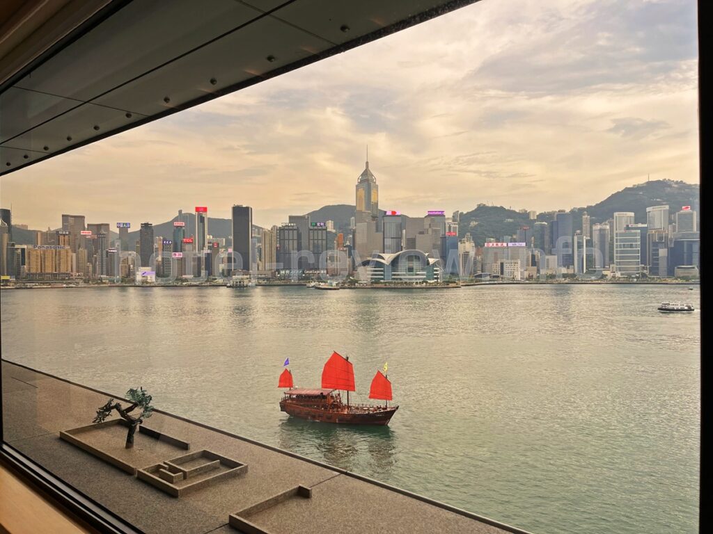 リージェント香港の部屋からの眺め