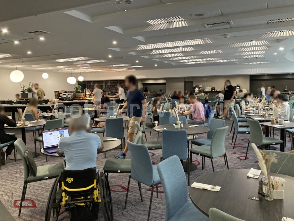 パリマリオットホテルリブゴーシュの朝食会場