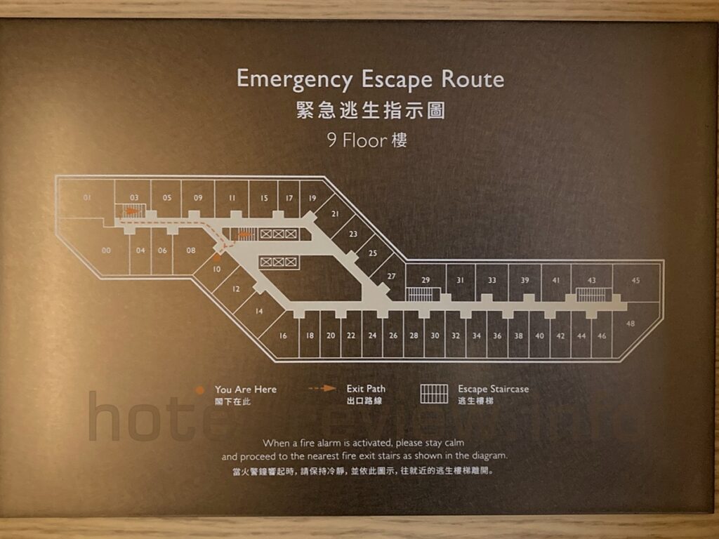 リージェント香港のフロアプラン