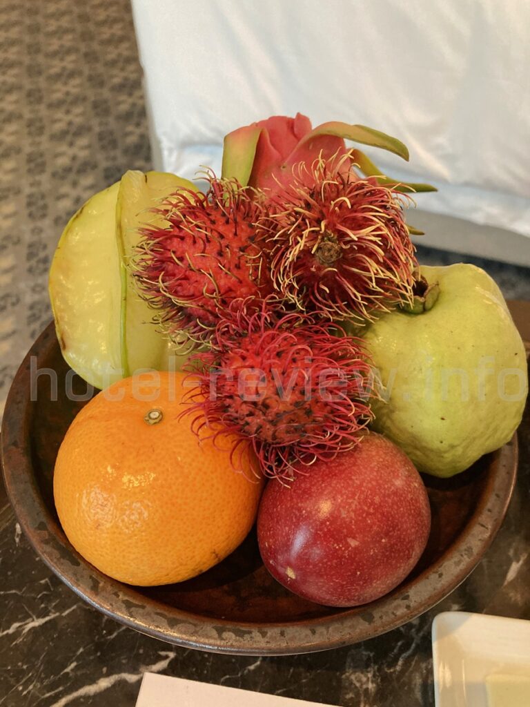 アテネホテルバンコクのウエルカムギフト